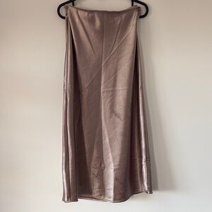 Lululemon Athletica Shimmering Bronze Midi Skirt